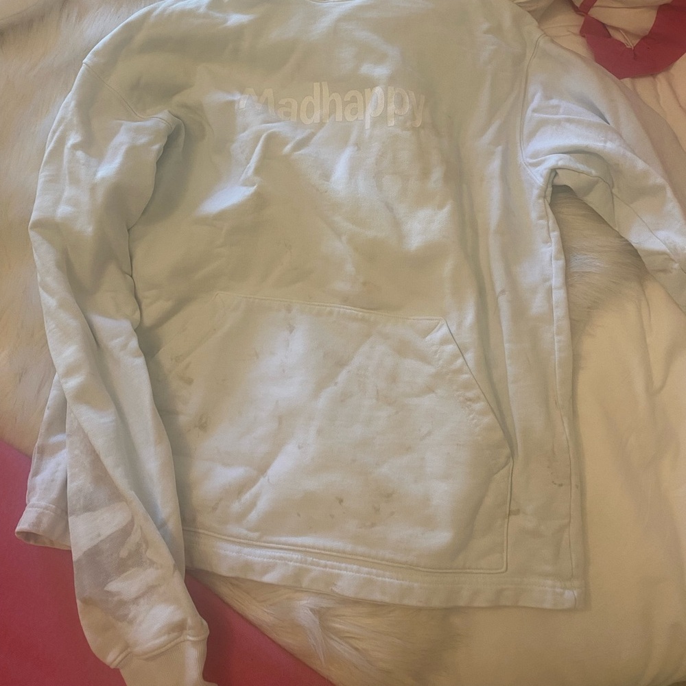 Baby blue madhappy sweatshirt